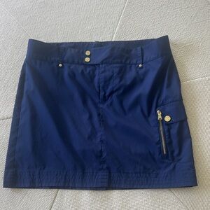 Ralph Lauren Navy Performance Golf Skort